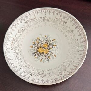 YELLOW ROSE by Cunningham and Picket Vintage Coupe Soup Bowl